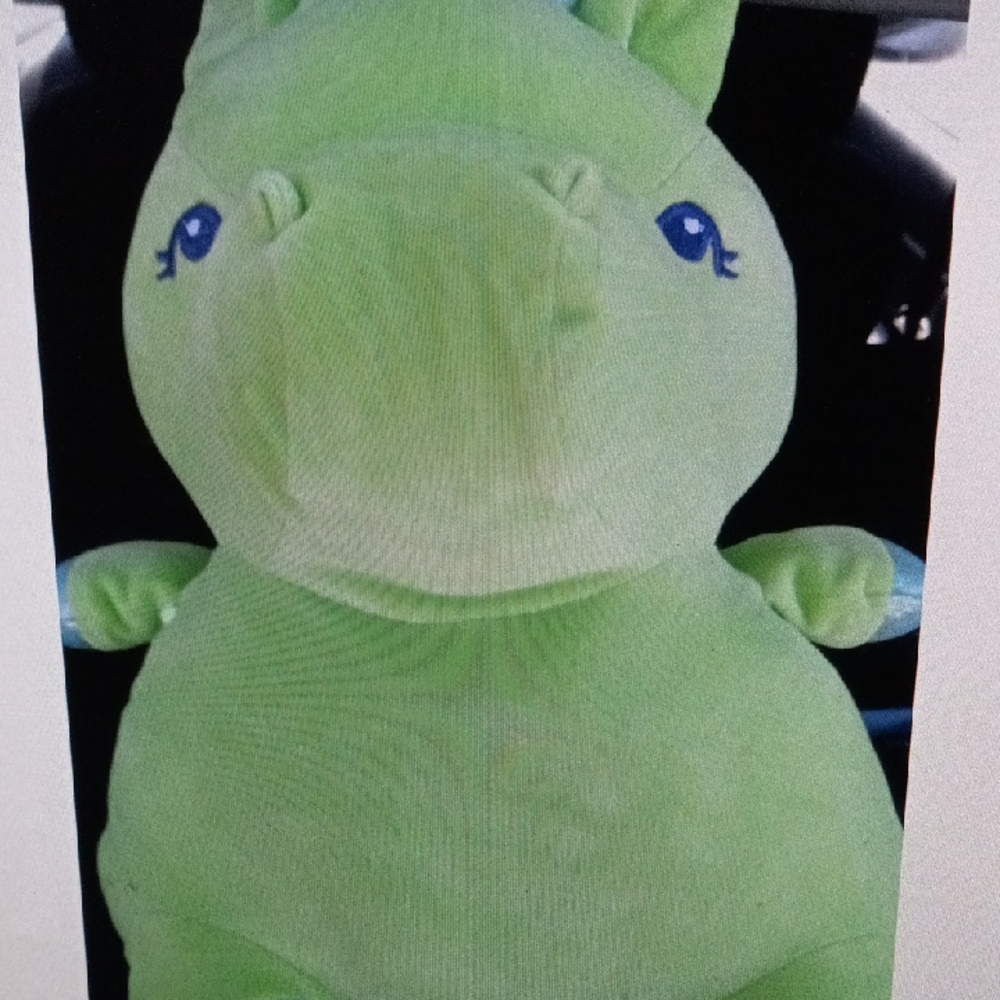 Cuddly Green Dinosaur Plush Toy 15"